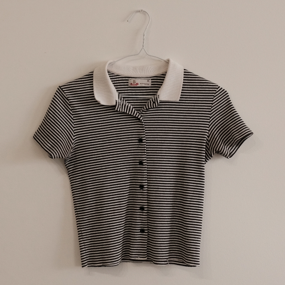Striped Collared Shirt